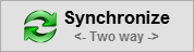 FreeFileSync : Appuyez sur Synchroniser pour commencer la synchronisation.